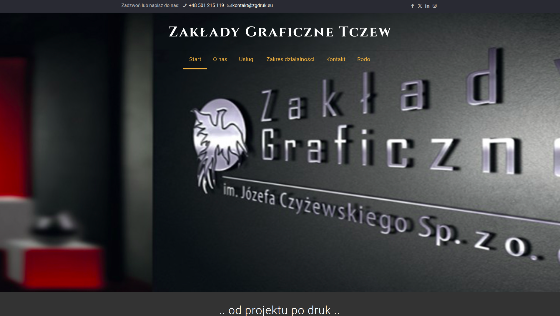 Strona dla centrum medycznego